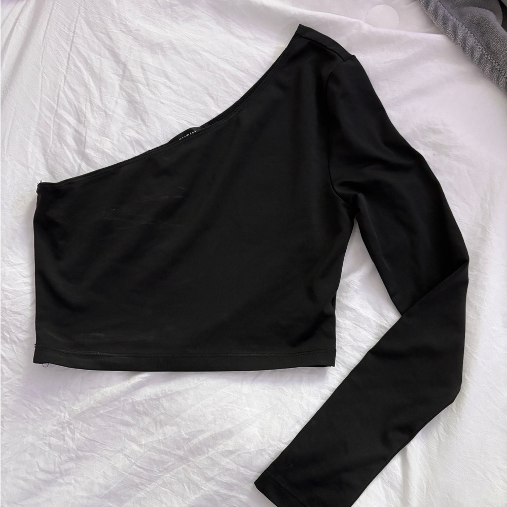 One Arm Long Sleeve Top
